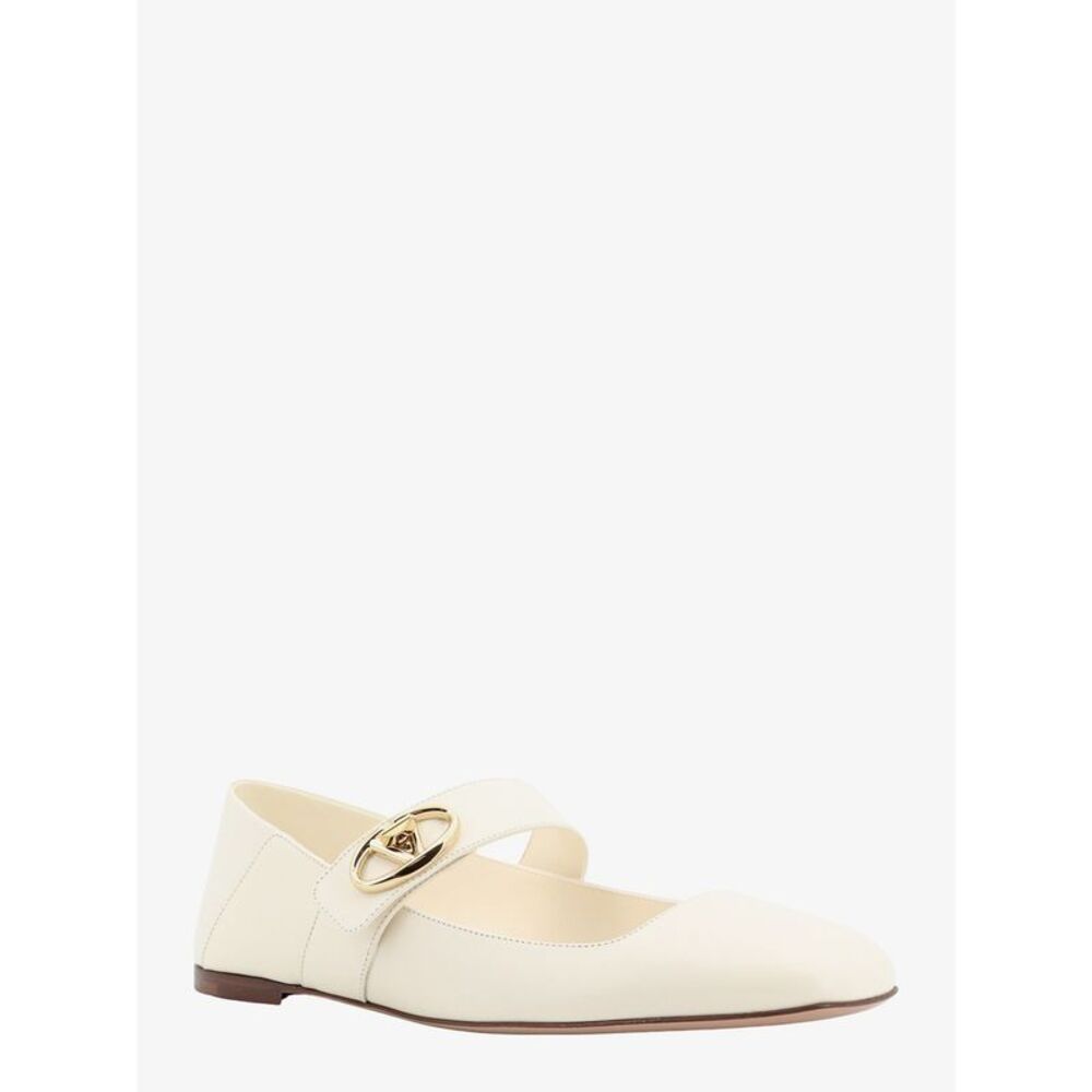 Valentino Garavani Women Mary-Jane Leather Ballerinas With Vlogo Signature - Picture 3 of 5